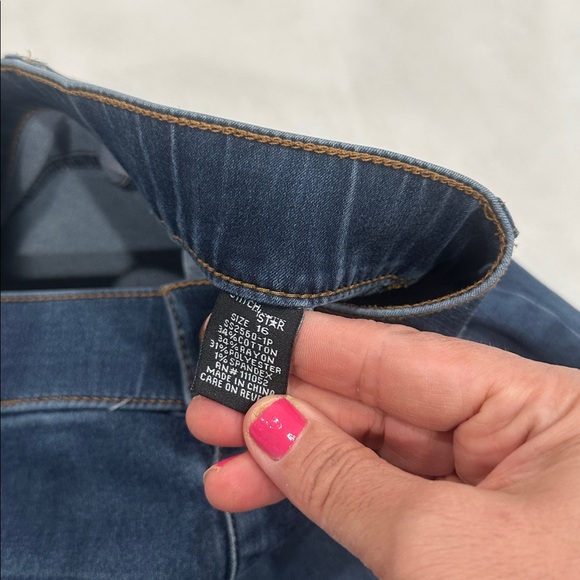 Stitch Star Blue Denim Jeans jeggings - Picture 7 of 10